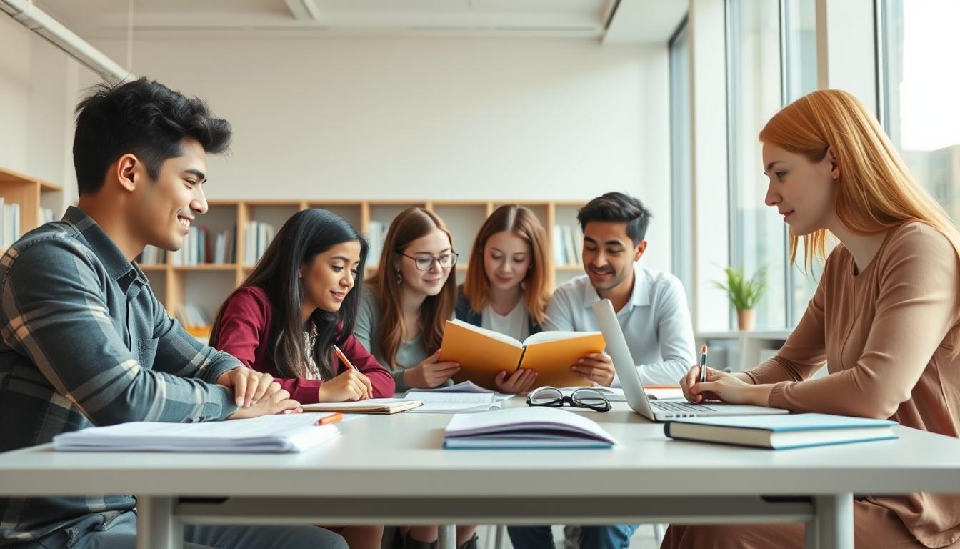 Student using online courses for flexible education