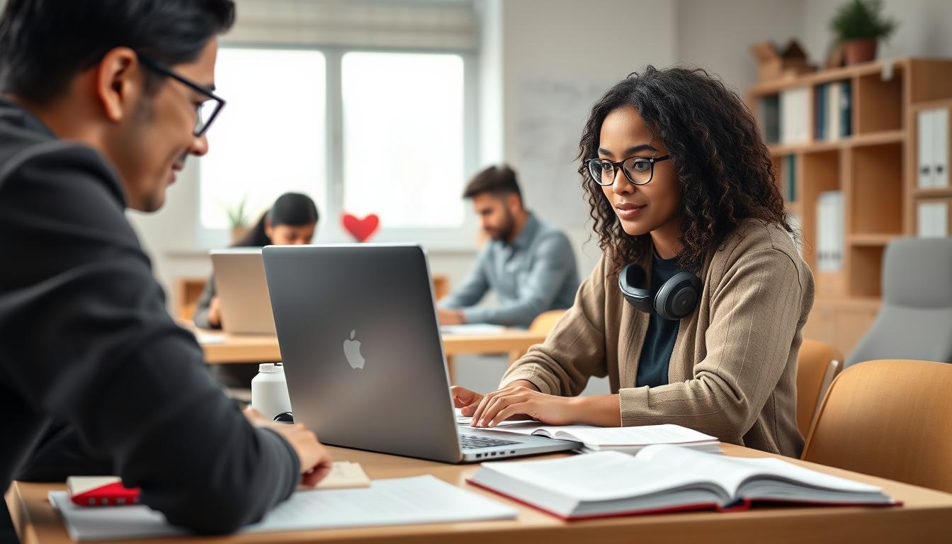 Organized study environment supporting productive learning