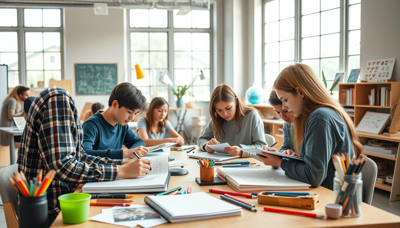 Digital learning platform with online study materials